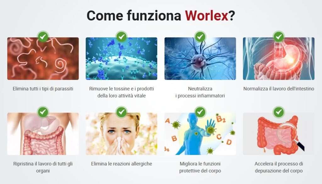 Risultati clinici Worlex in Italia contro elminti e parassiti