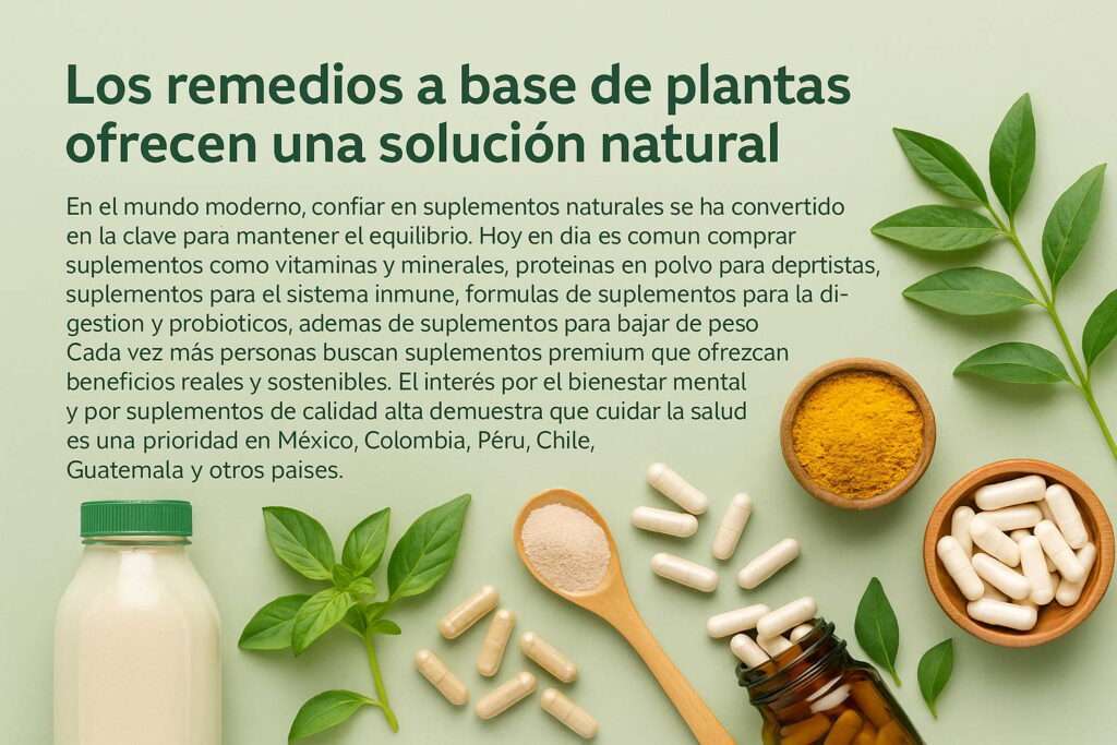 Suplementos naturales analizados por expertos – NaturaToday